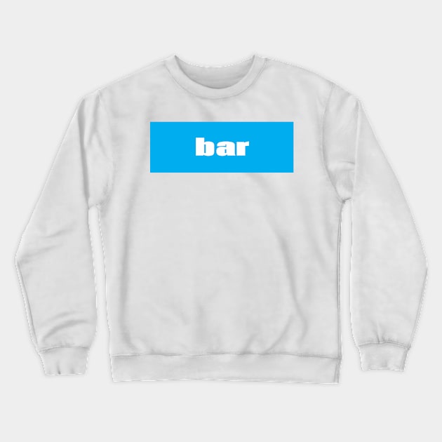 Bar Crewneck Sweatshirt by ProjectX23Red